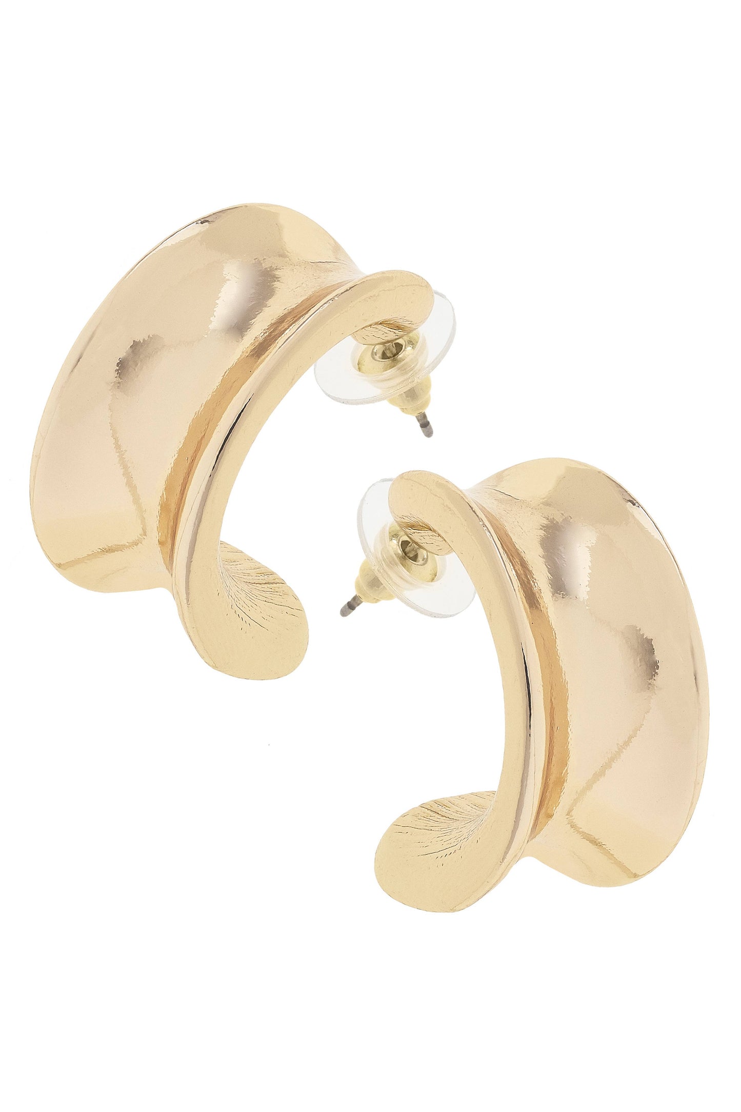 Callie Chunky Hoops, Shiny Gold