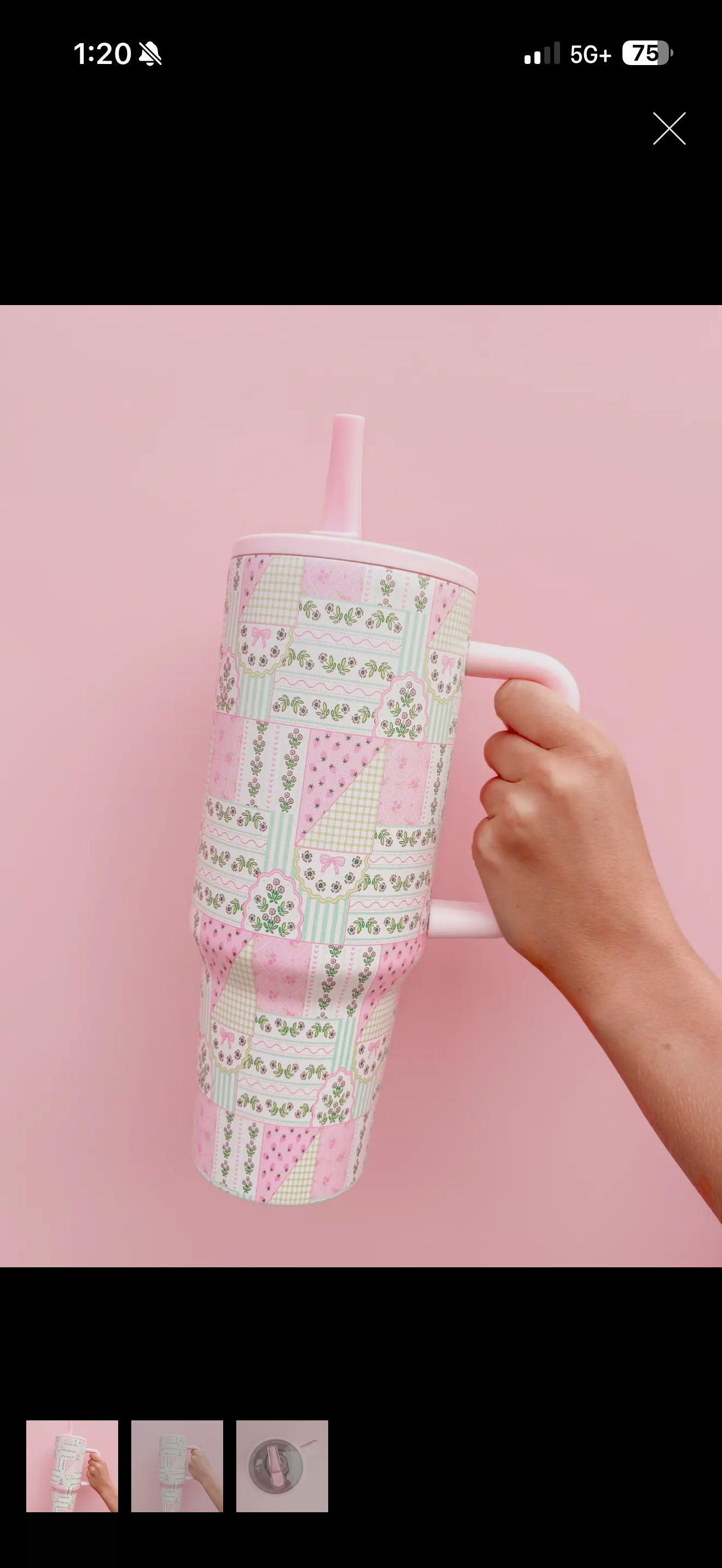 Floral Patchwork, 40 oz