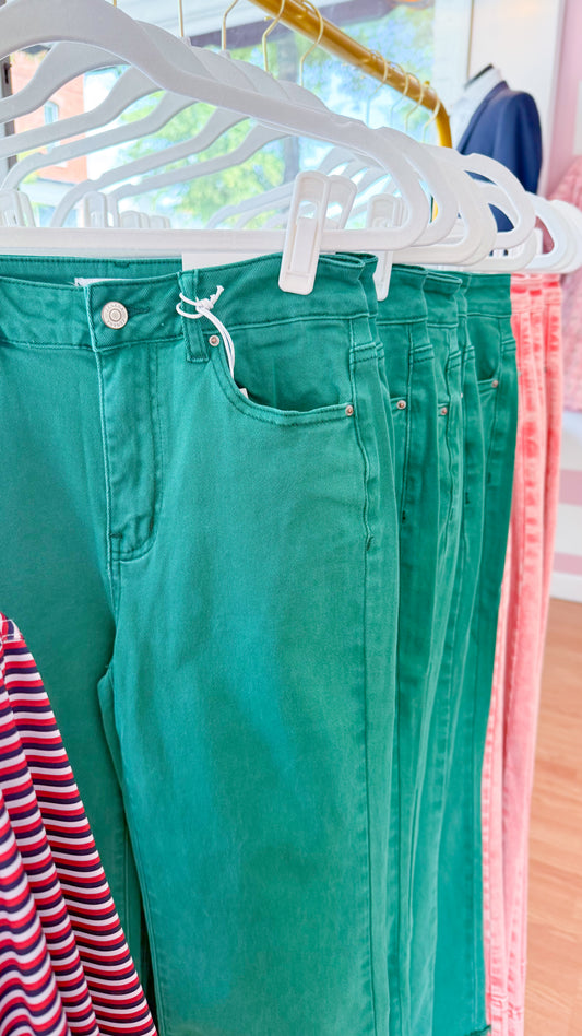 Whit Denim, Kelly Green