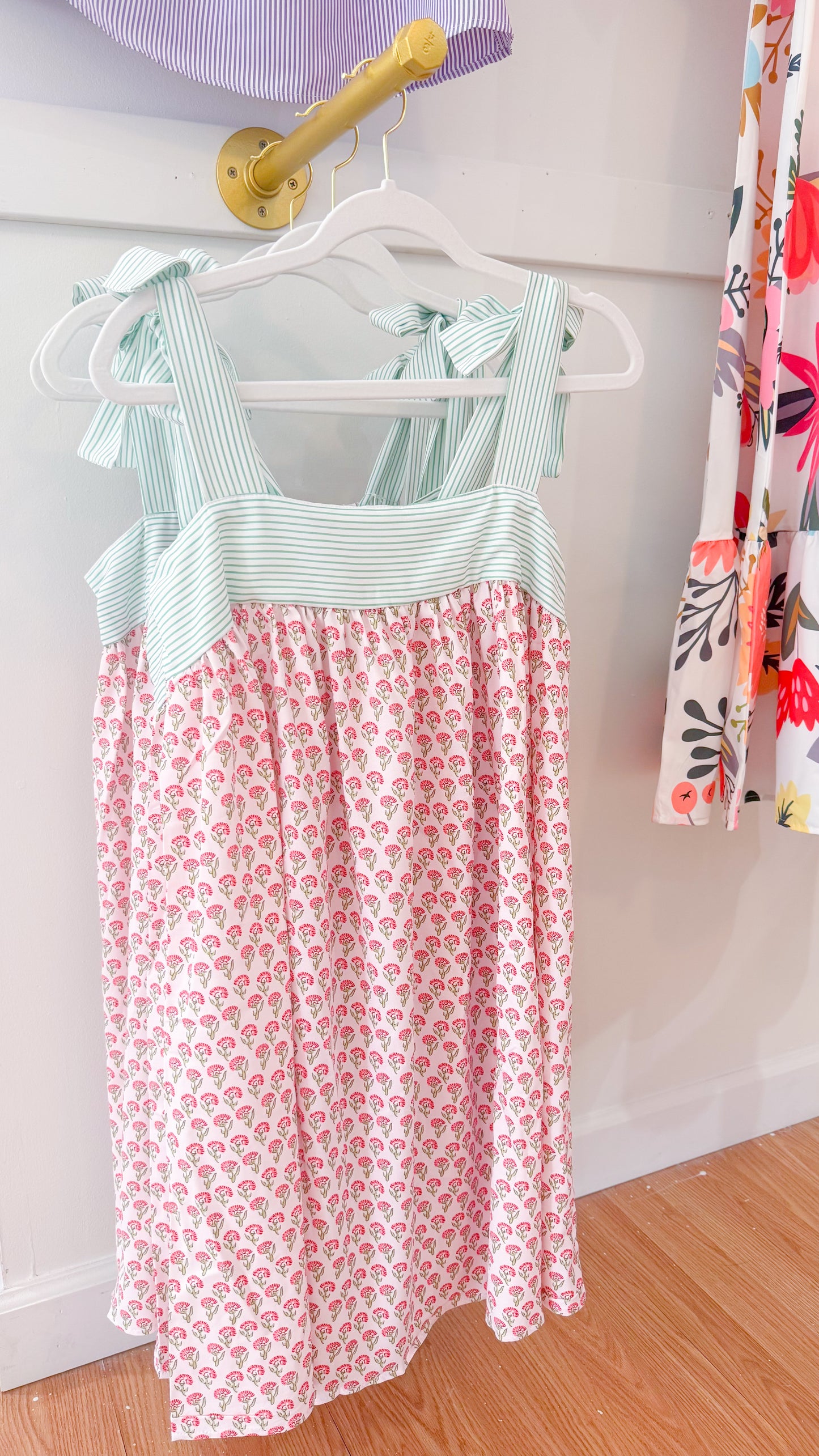 Cecila, Green + Pink Floral