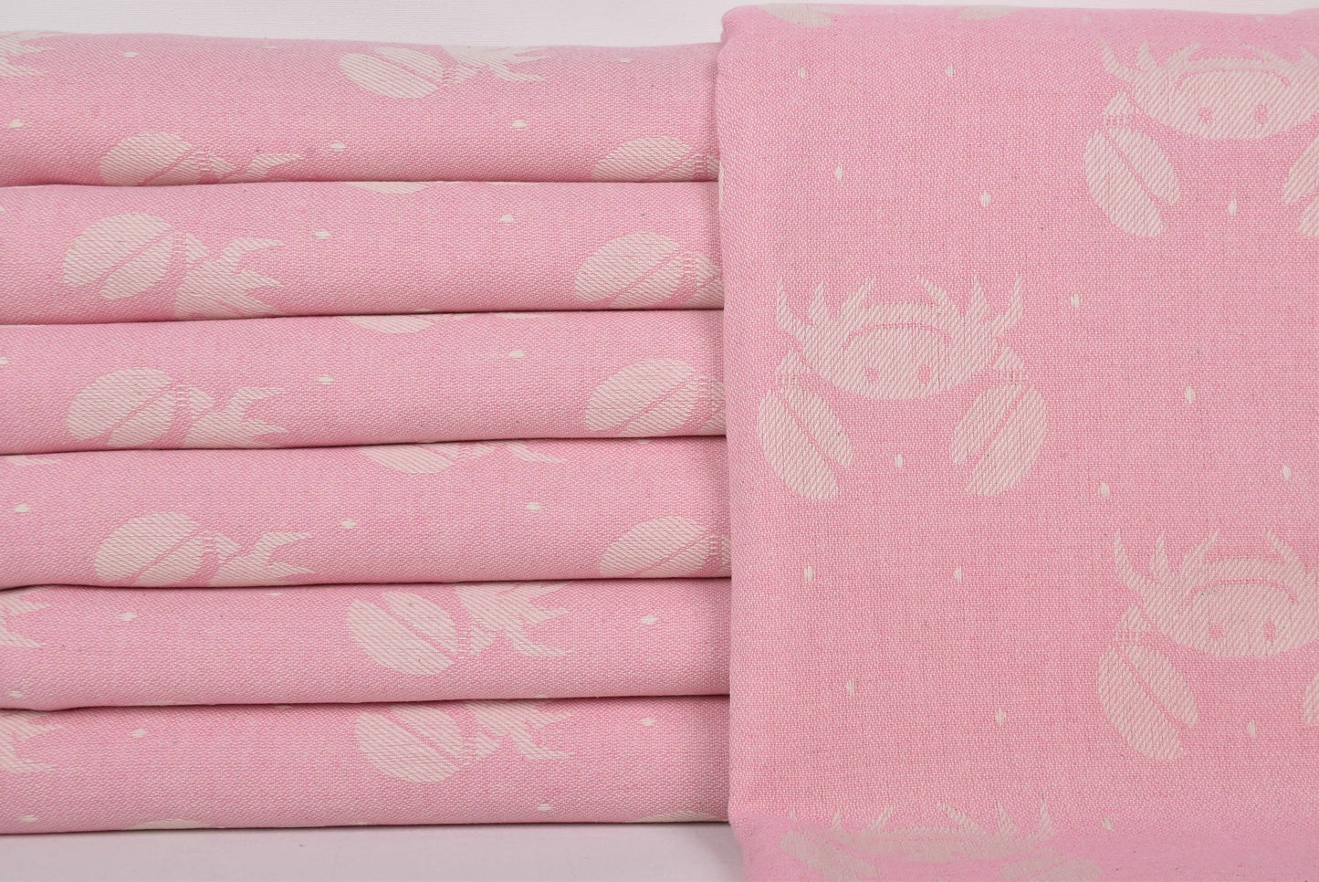 Beach Towels, Pink Crab