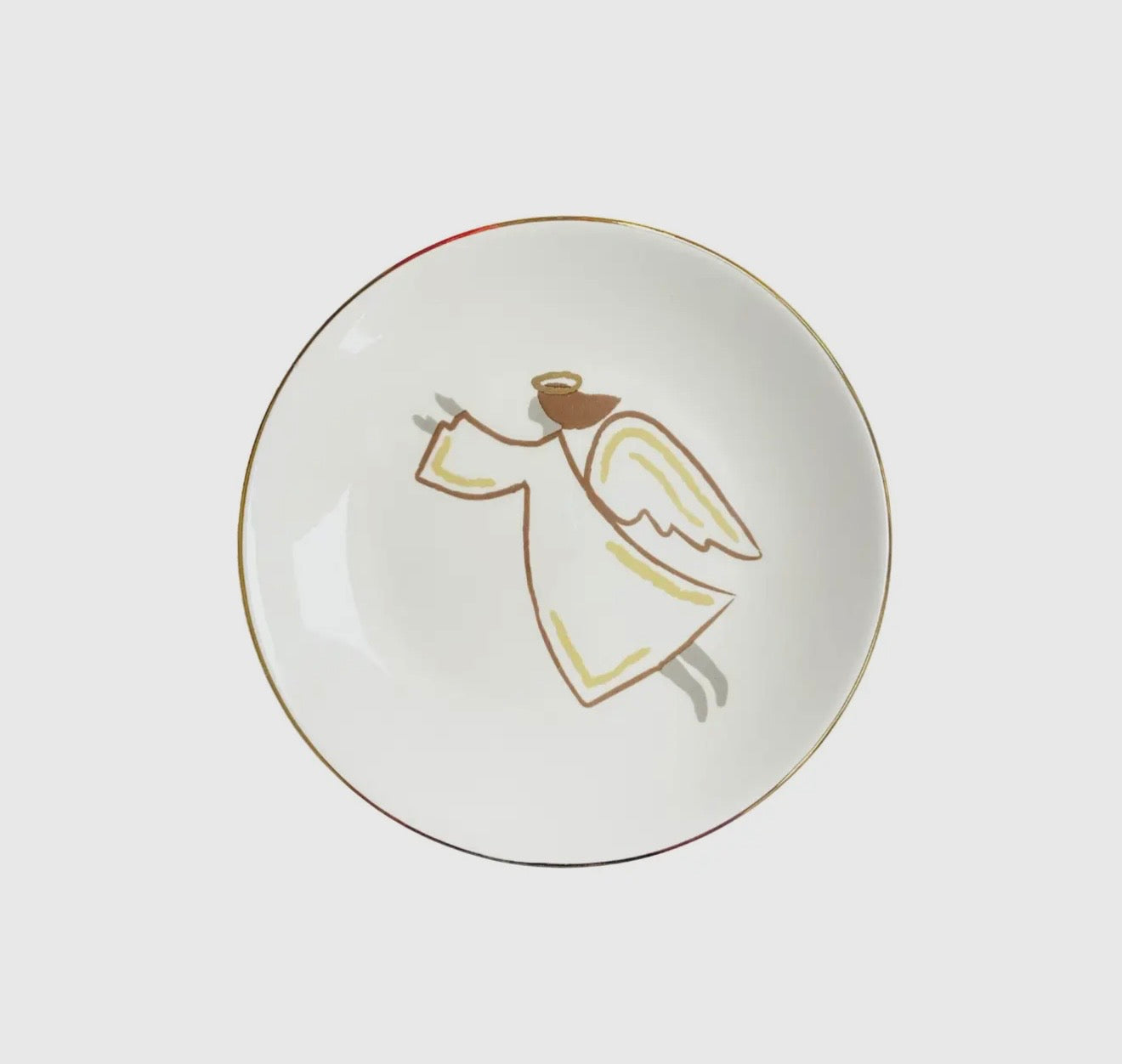 Appetizer Plate, Angel Gold