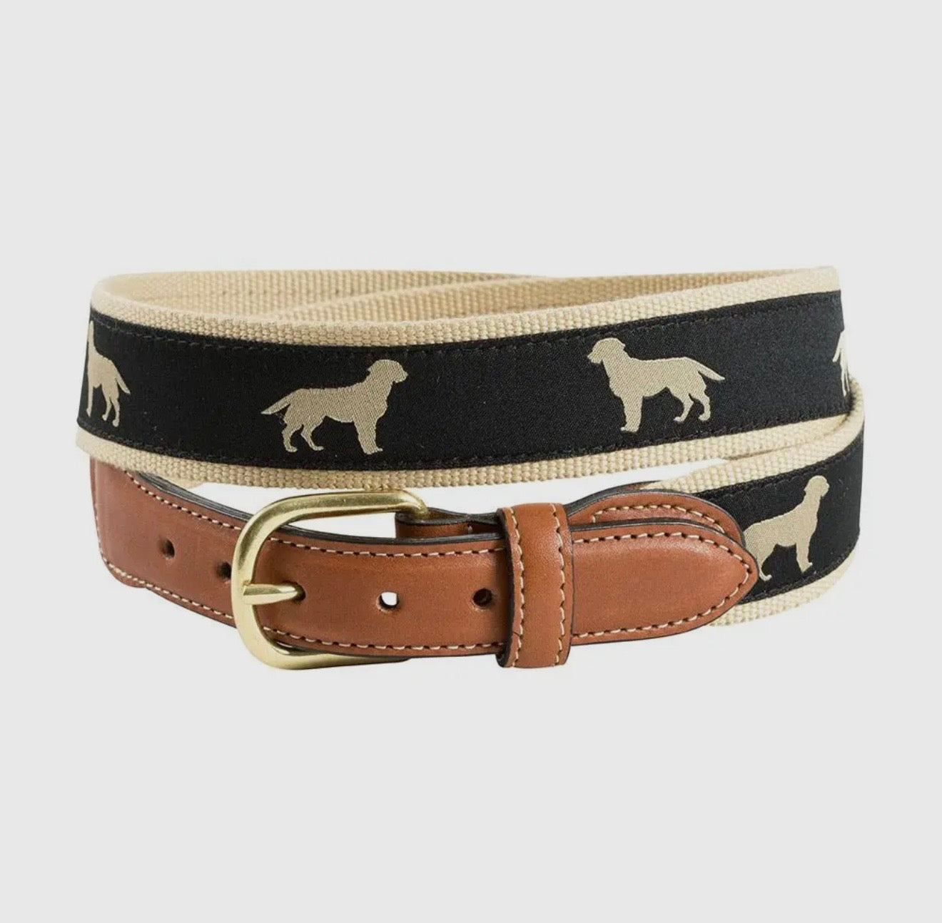 Matif Leather Belt, Golden Dog