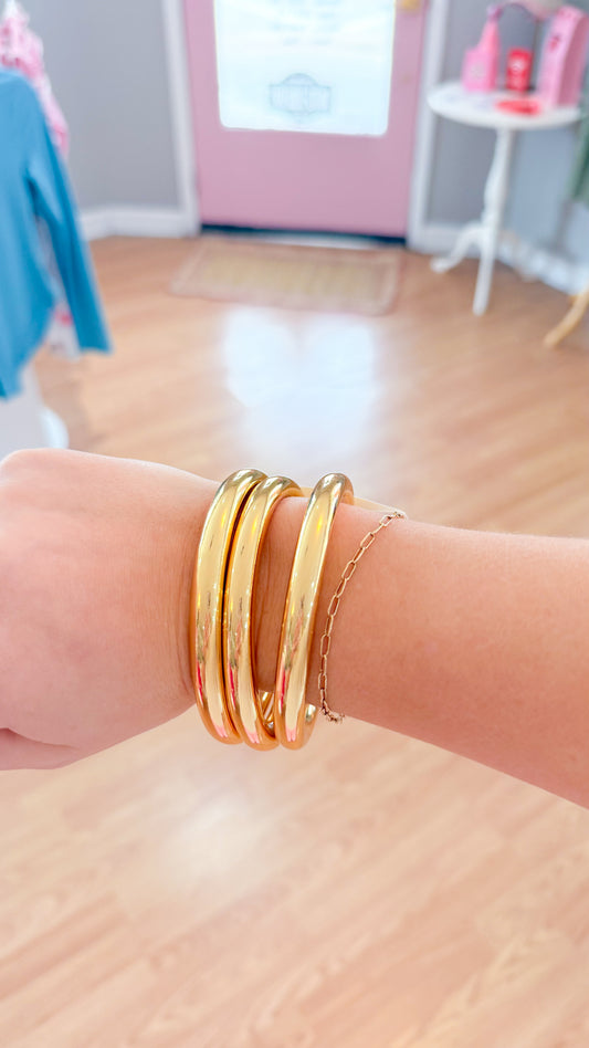 Bracelet Stack, Gold