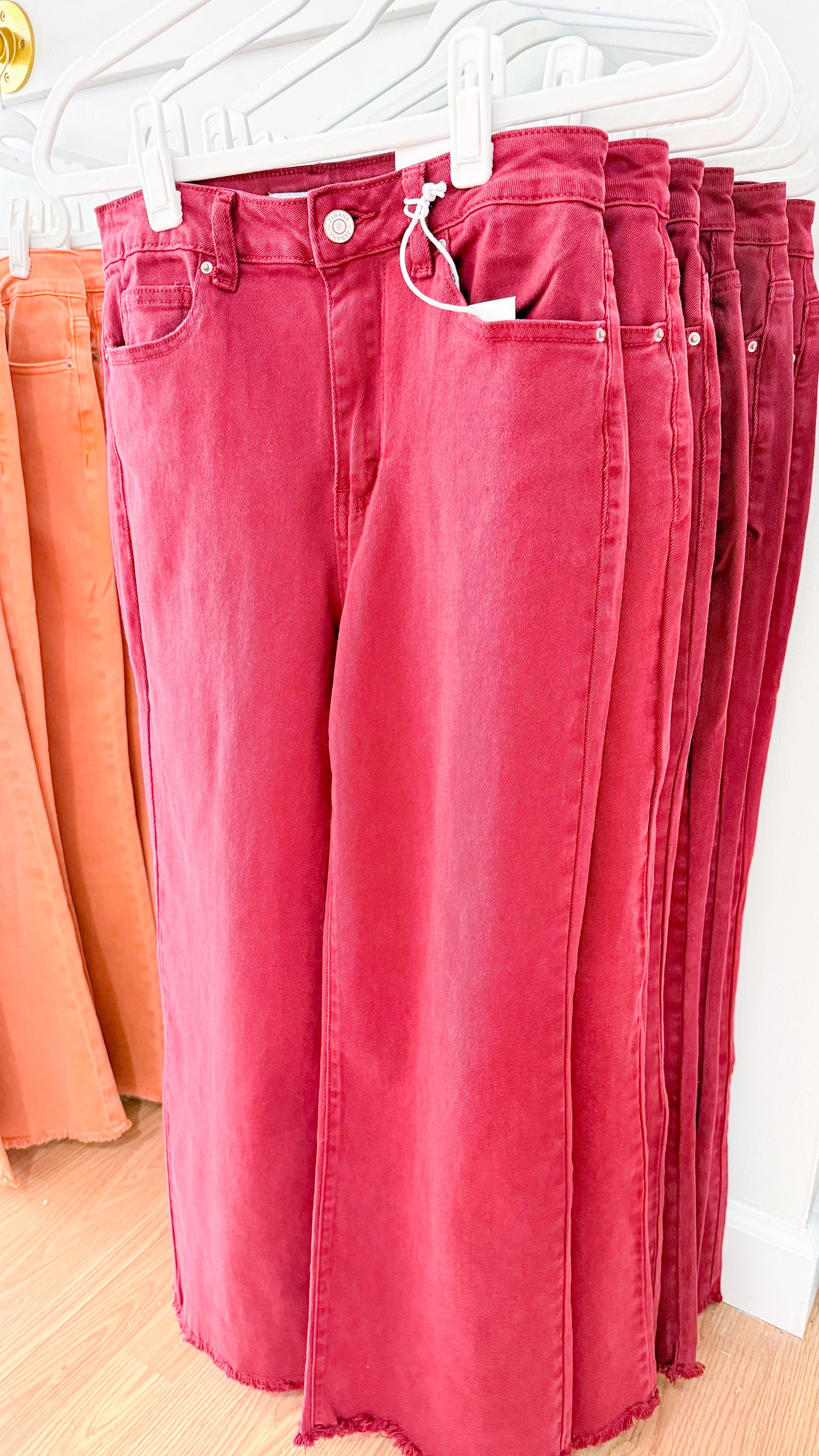 Whit Denim, Dark Burgundy