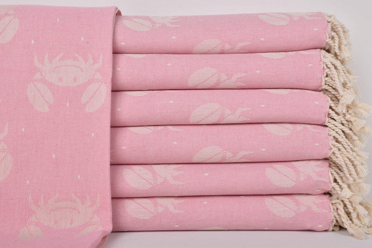 Beach Towels, Pink Crab