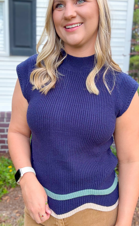 Sweetie Sweater, Navy