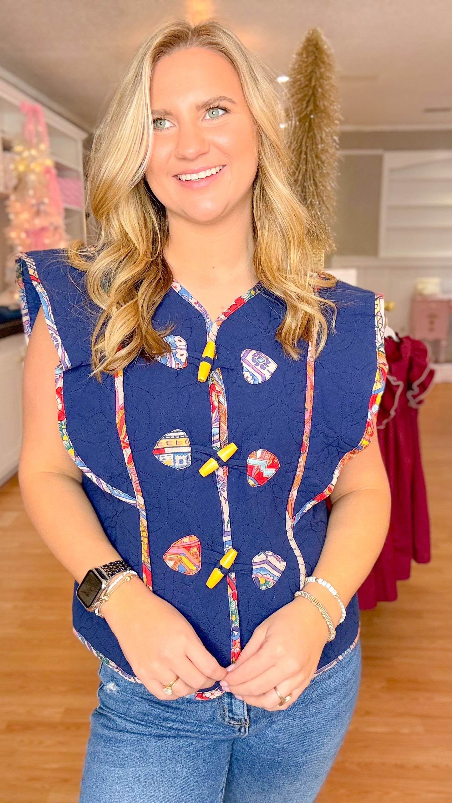 Navy + Near Vest