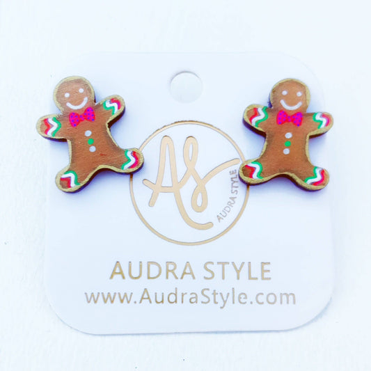 Gingerbread Man Stud