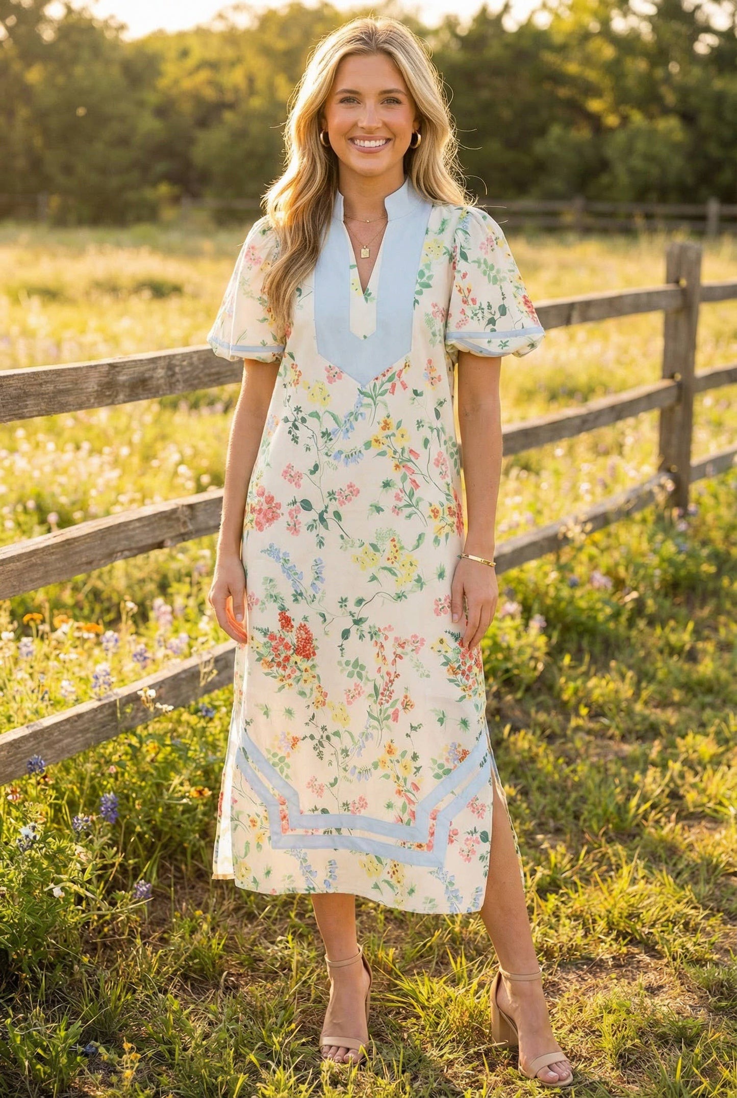 Jane Midi, Floral