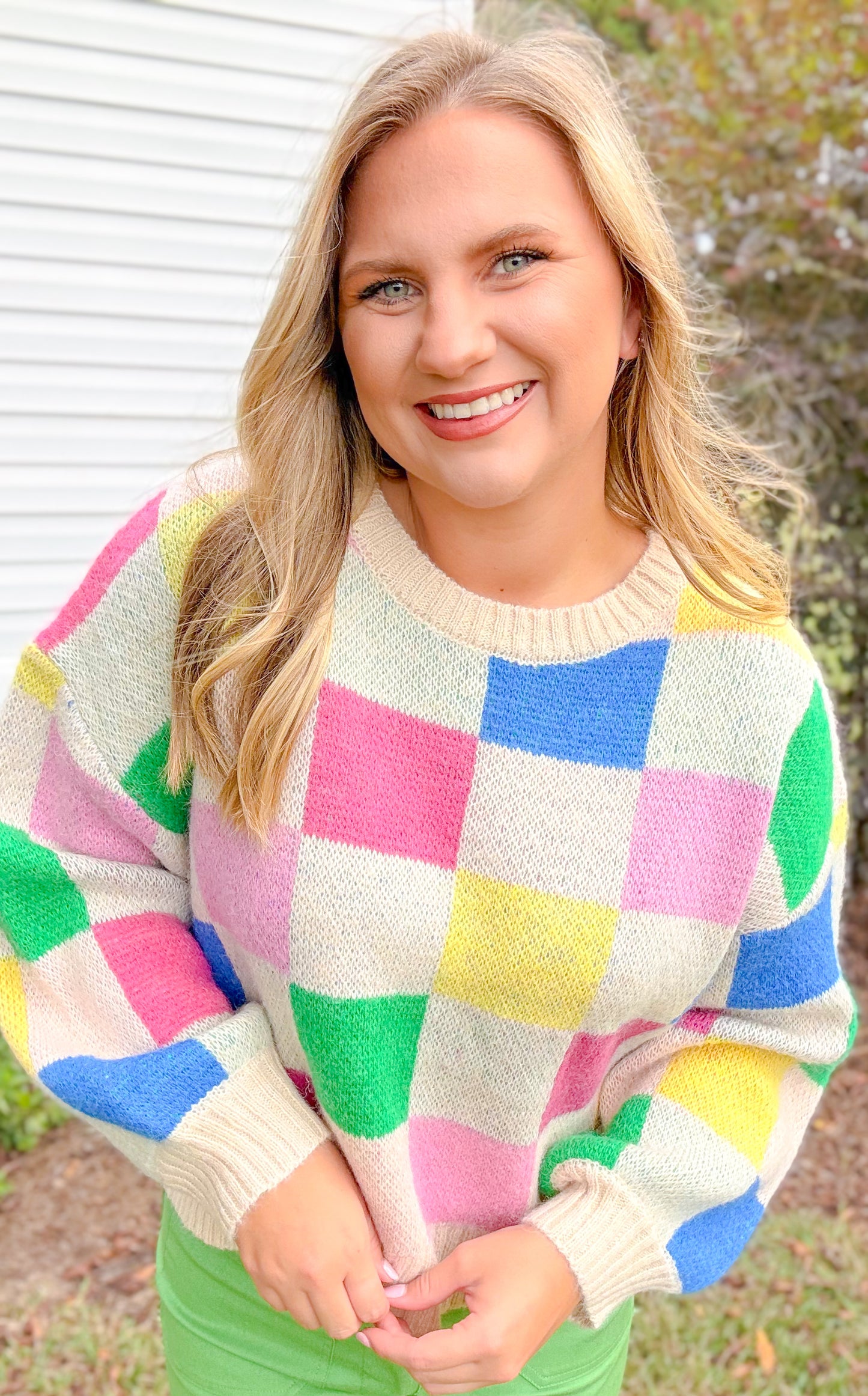 Molli's Moment, Checkered Sweater