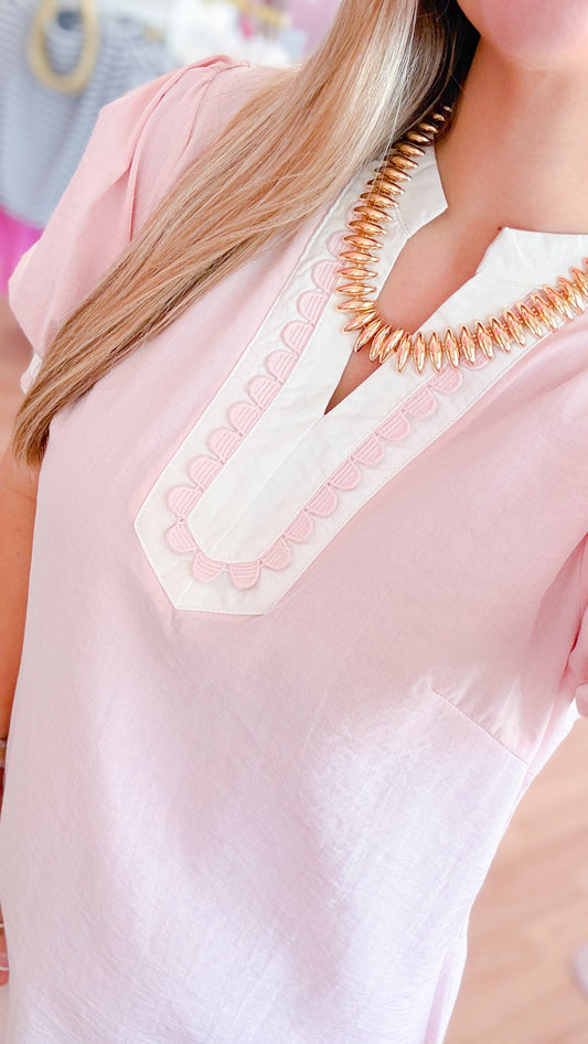 Scarlett, Blush Pink