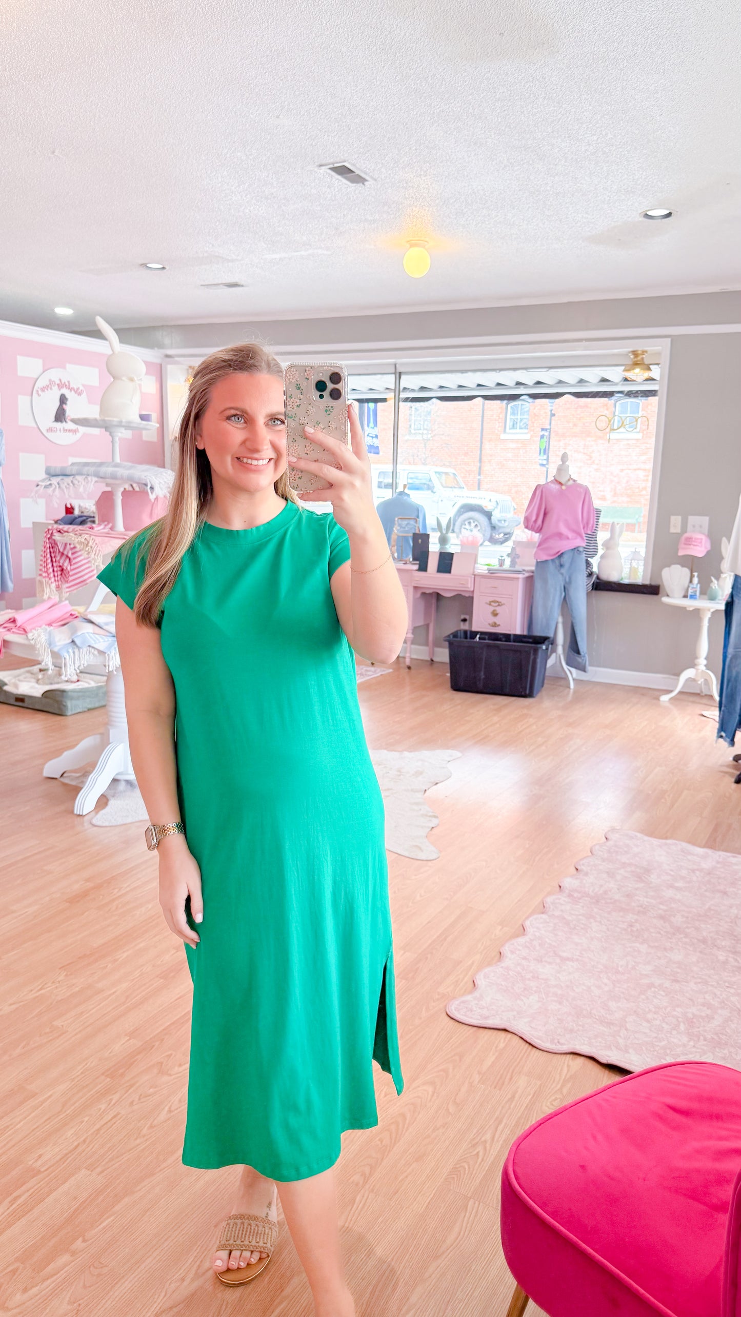 Finley Midi, Kelly Green