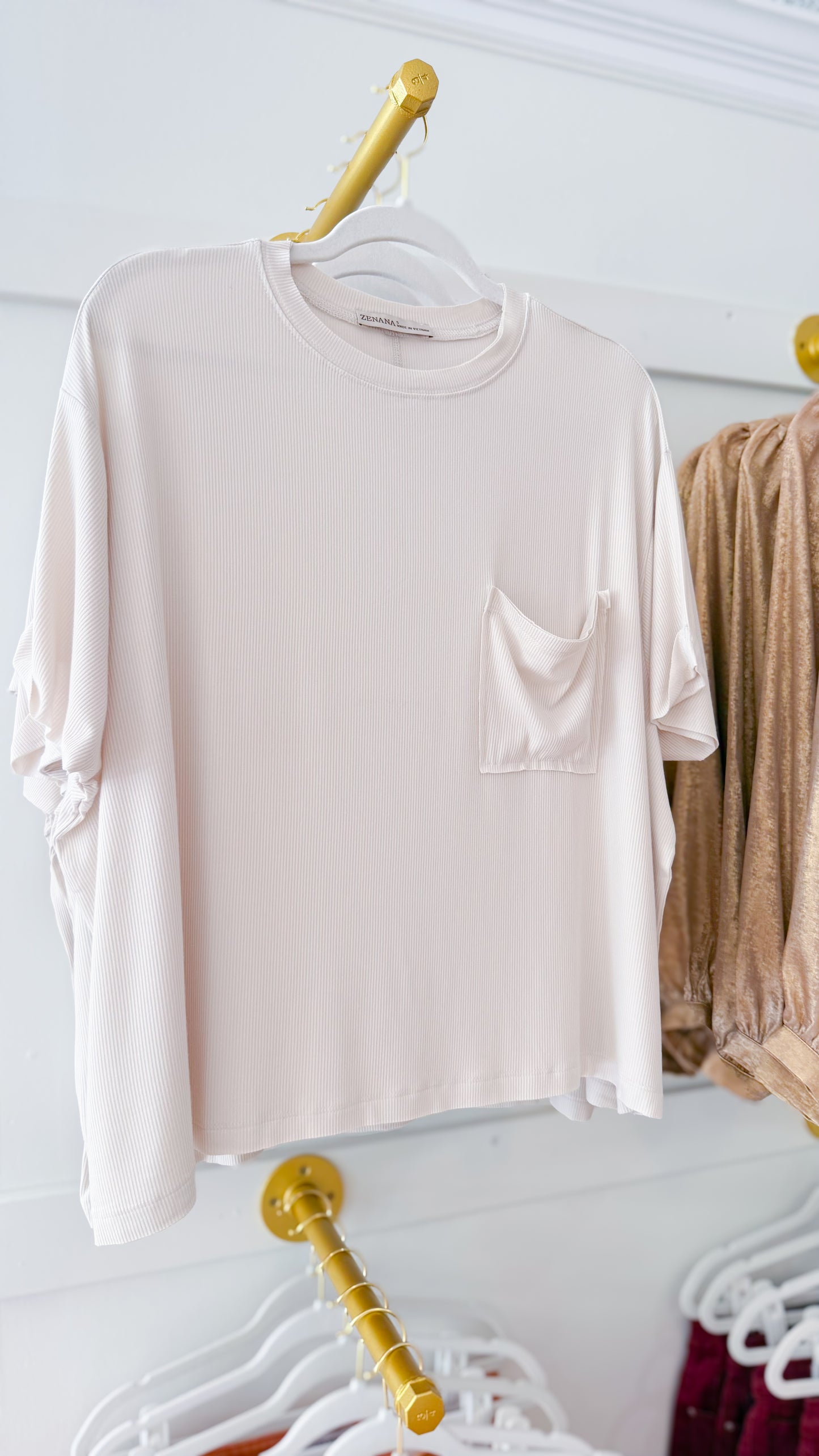 Cute + Comfy Tee, Sand