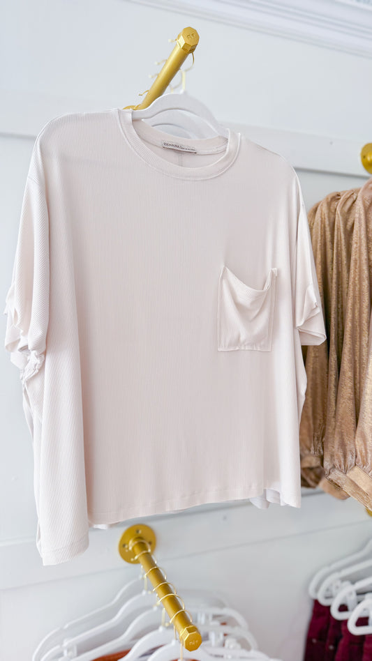 Cute + Comfy Tee, Sand