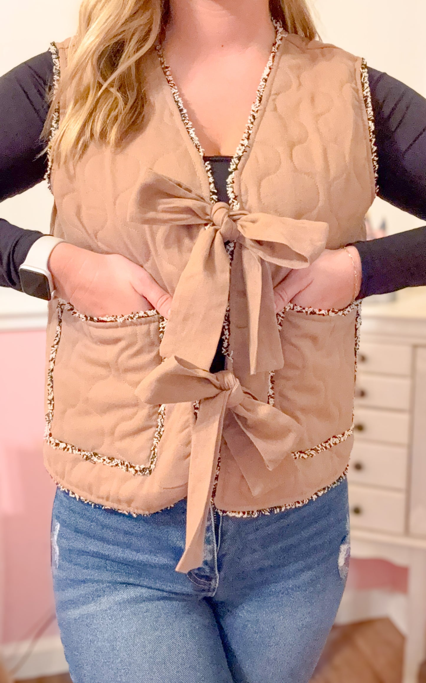 Marleigh Vest, Mocha