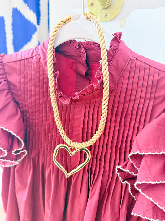Puffer Heart, Gold