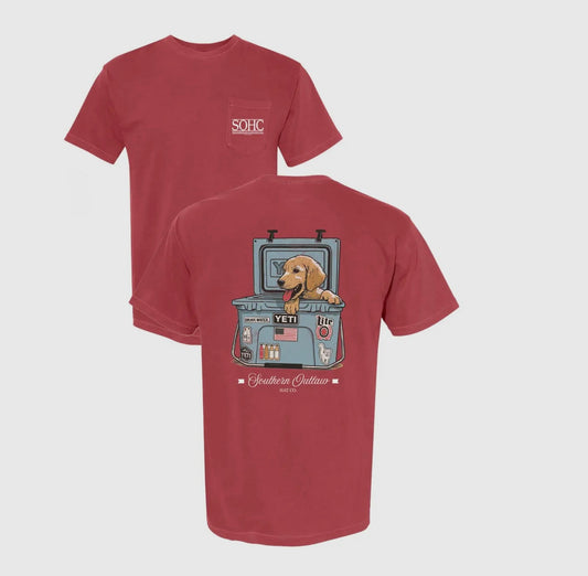 Lab + Cooler, Red