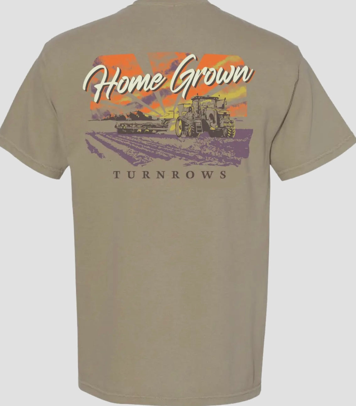 Home Grown Tee, Ash Olive