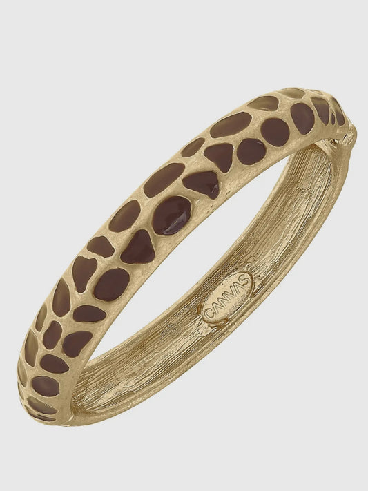 Giraffe Bangle, Gold
