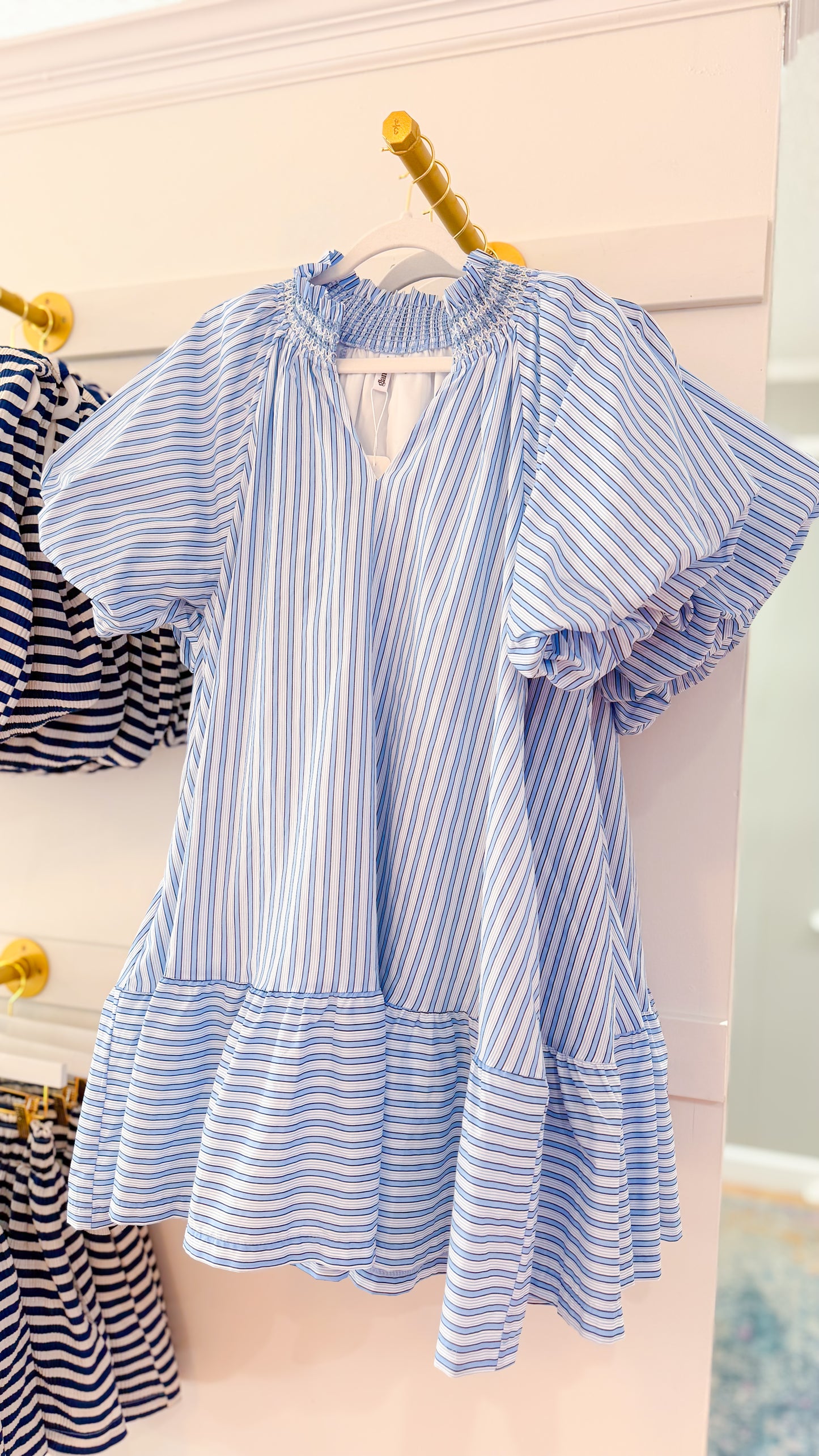 Kendal Dress, Blue Mix