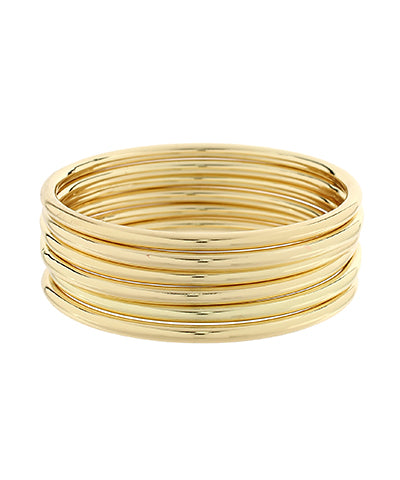 Worn Bangles, Gold