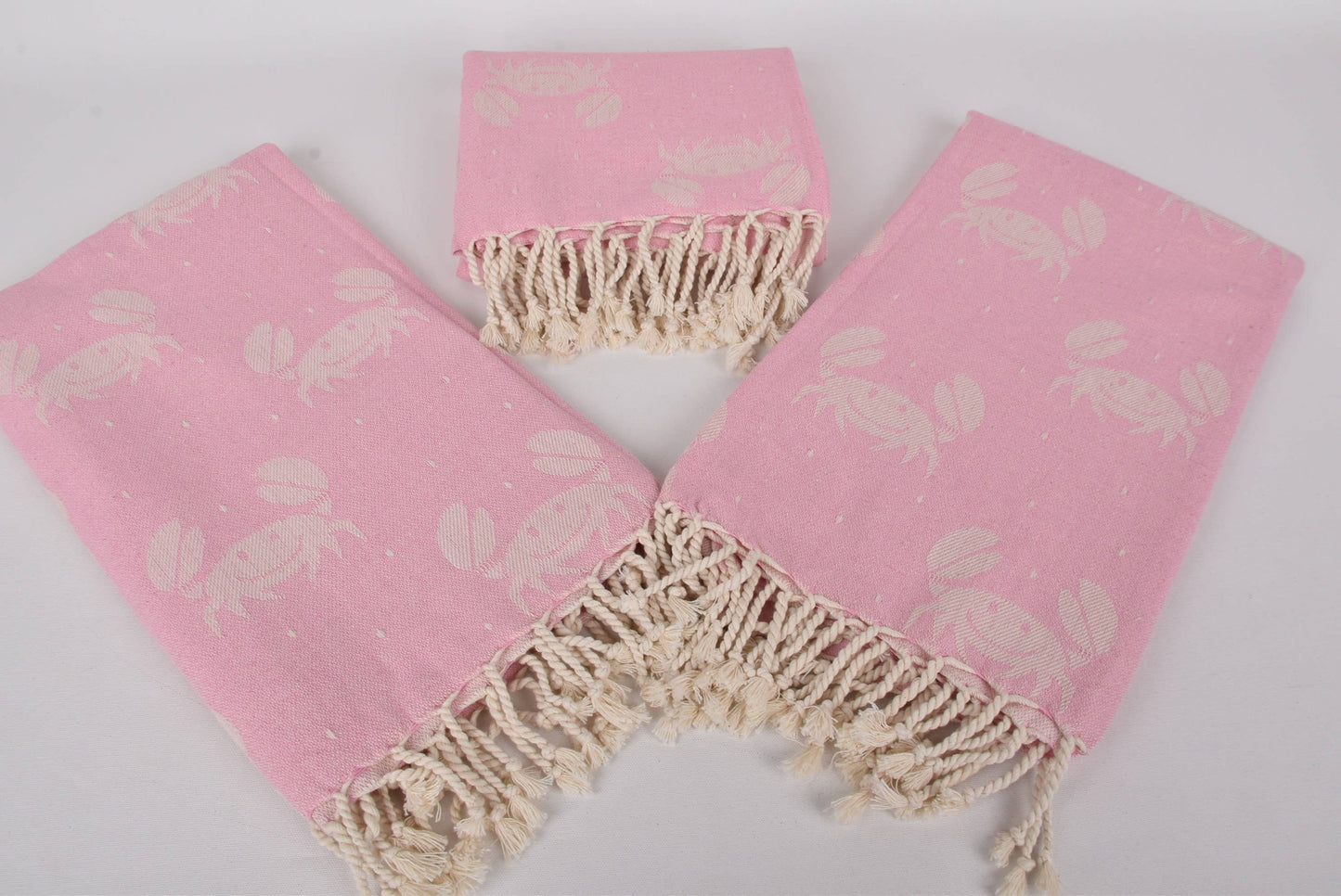 Beach Towels, Pink Crab