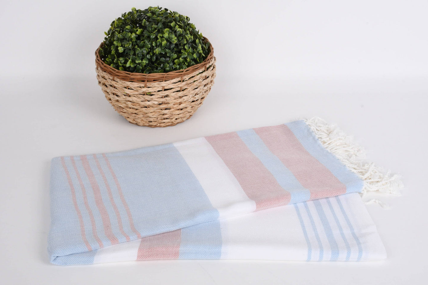 Beach Towel, Blue & Red