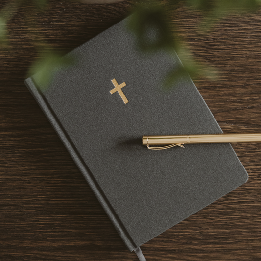 Cross Sermon Notes Journal, Grey