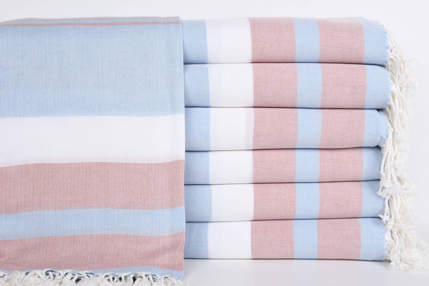 Beach Towel, Blue & Red